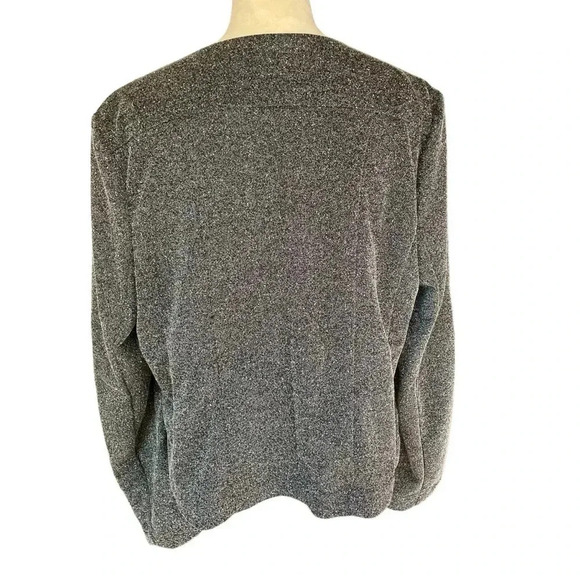Catherine Malandrino The Runway Style Jacket Marled Gray Women Size XXL - Picture 4 of 9